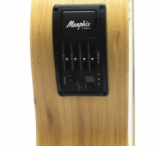 Violão Memphis (Tagima) Naturale Bamboo EQ Elétrico MEQ-4 - Image 3