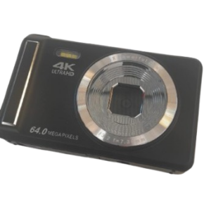 Câmera Digital 4K 64MP + Cartão SD 32GB + 2 Baterias