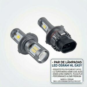 LED Osram Cool Blue - PGJ19-X (H8/H11/H16)